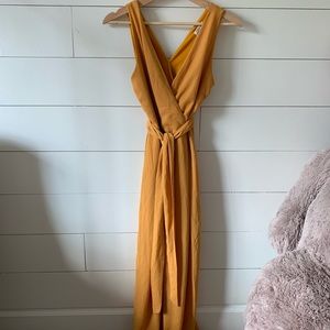 Sienna Sky Yellow Jumpsuit